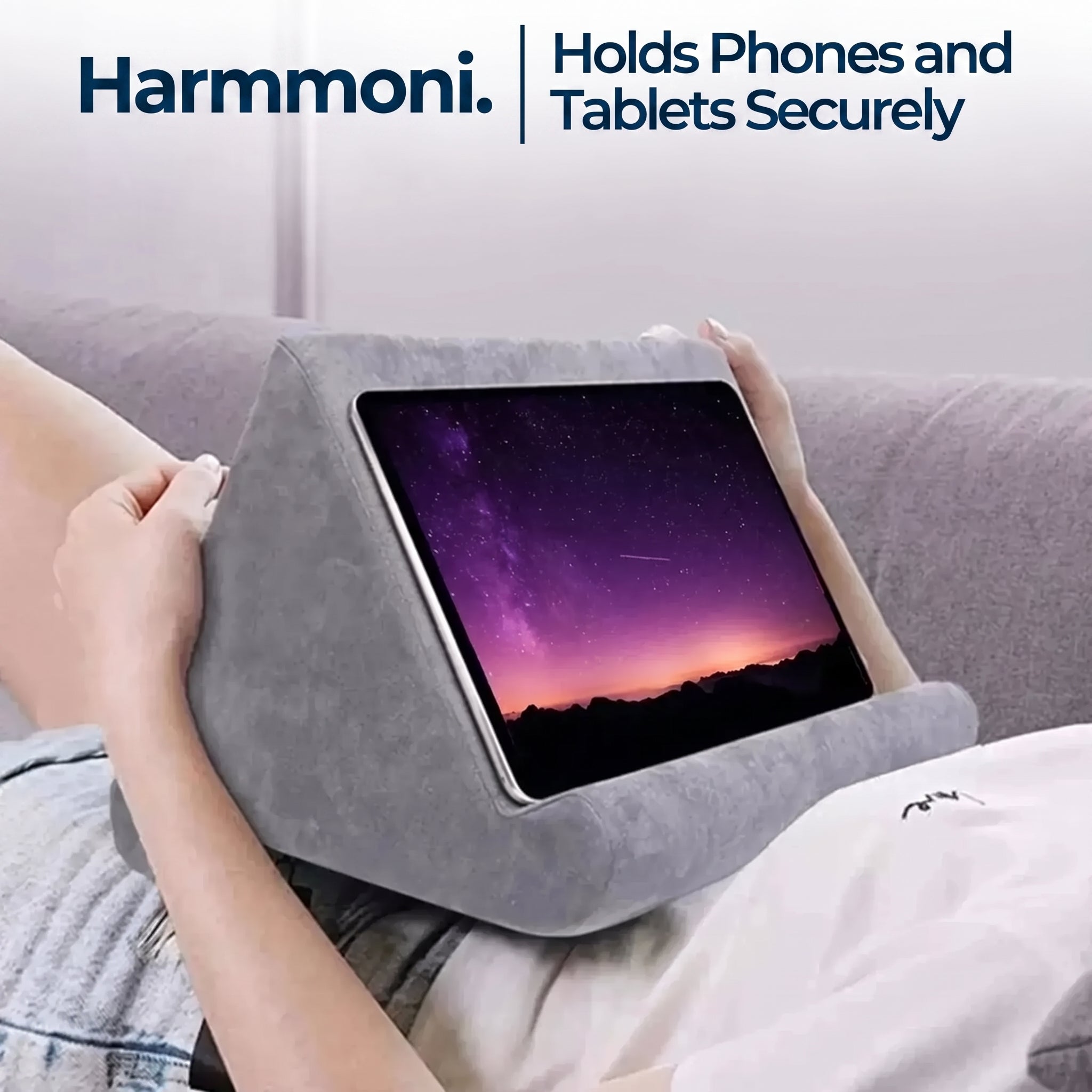 Cushion Tablet Stand for Bed