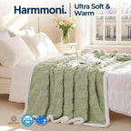 Sherpa Flannel Blanket for Bed