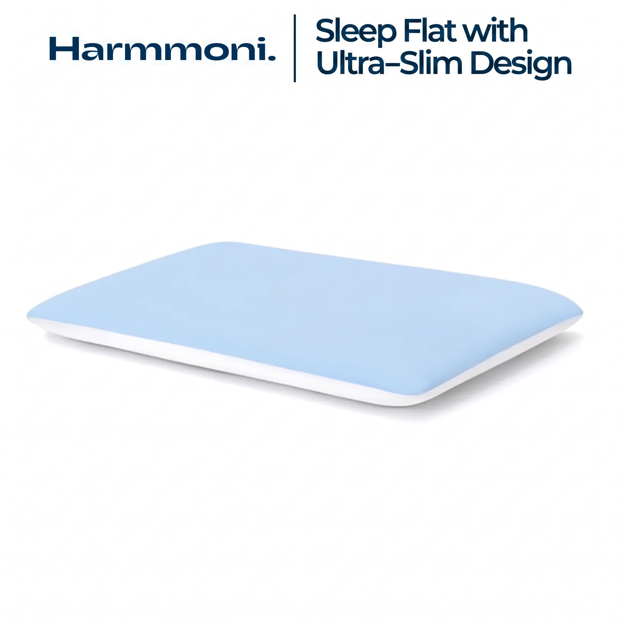 Slim Bamboo Memory Foam Pillow