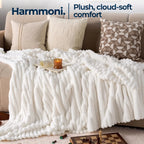 Plaid Faux Fur Blanket