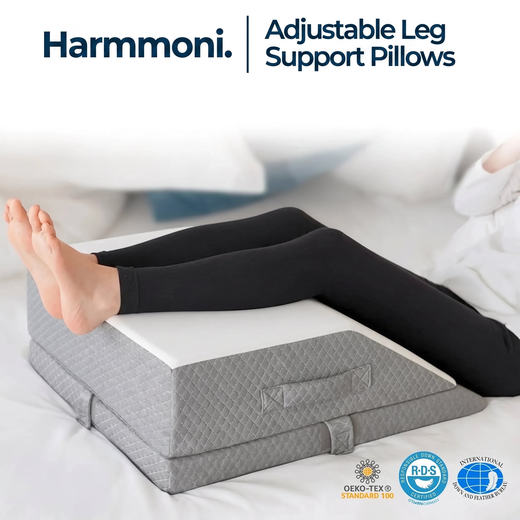 Adjustable Leg Elevation Pillow