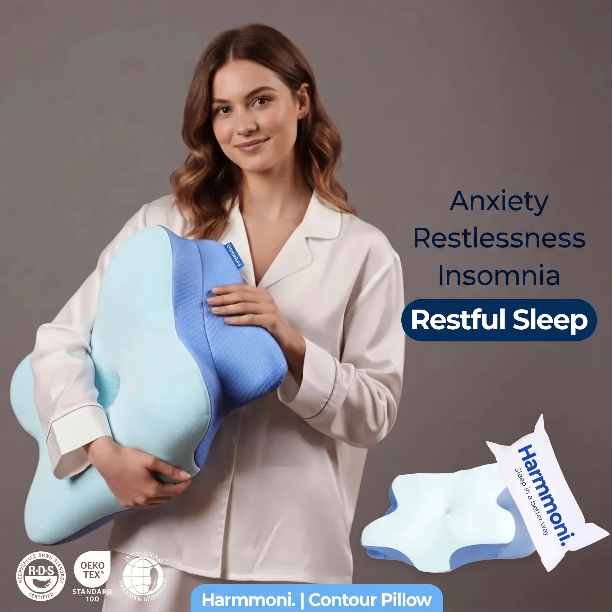 Cooling Memory Foam Contour Pillow