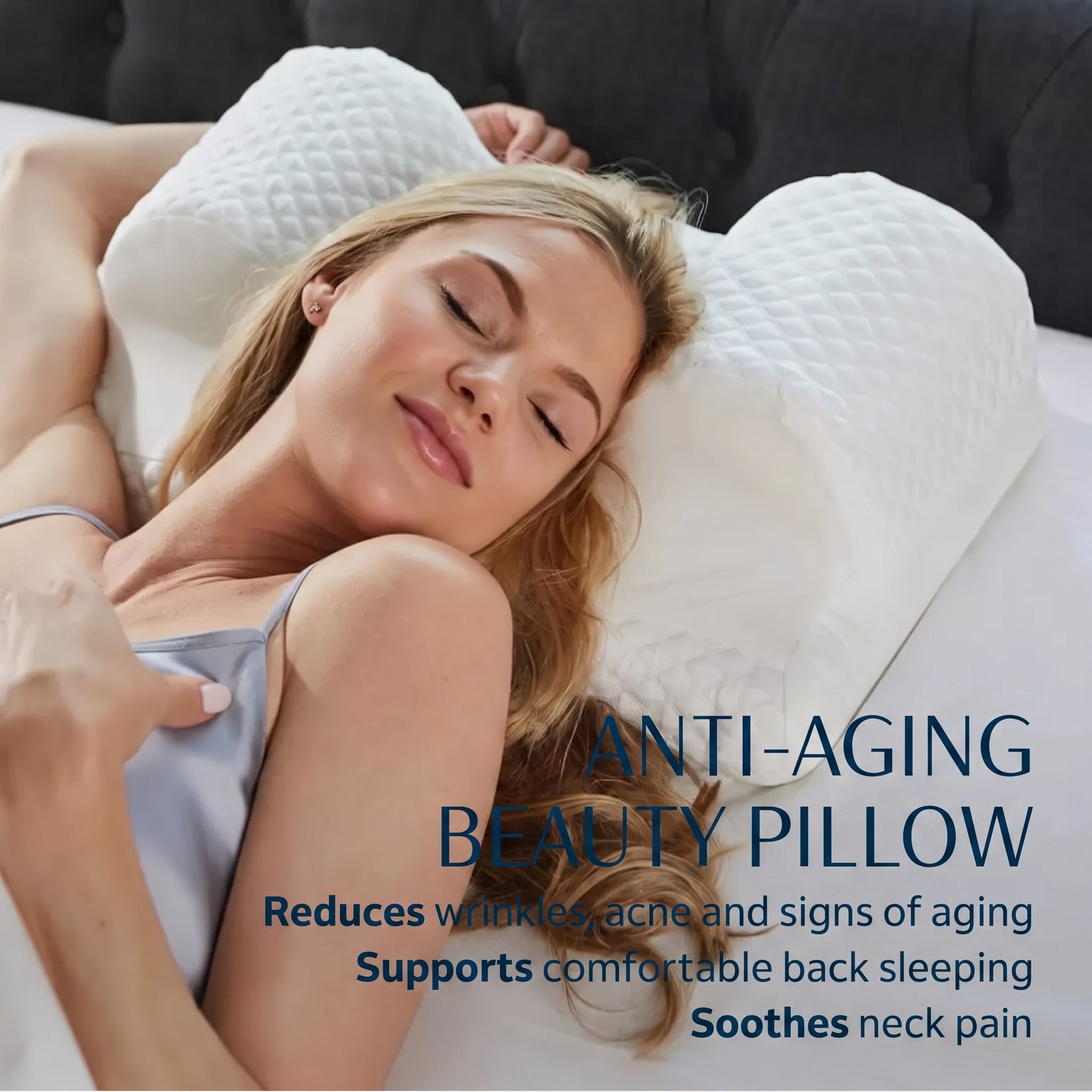 Contour Pillow for Stomach Sleepers
