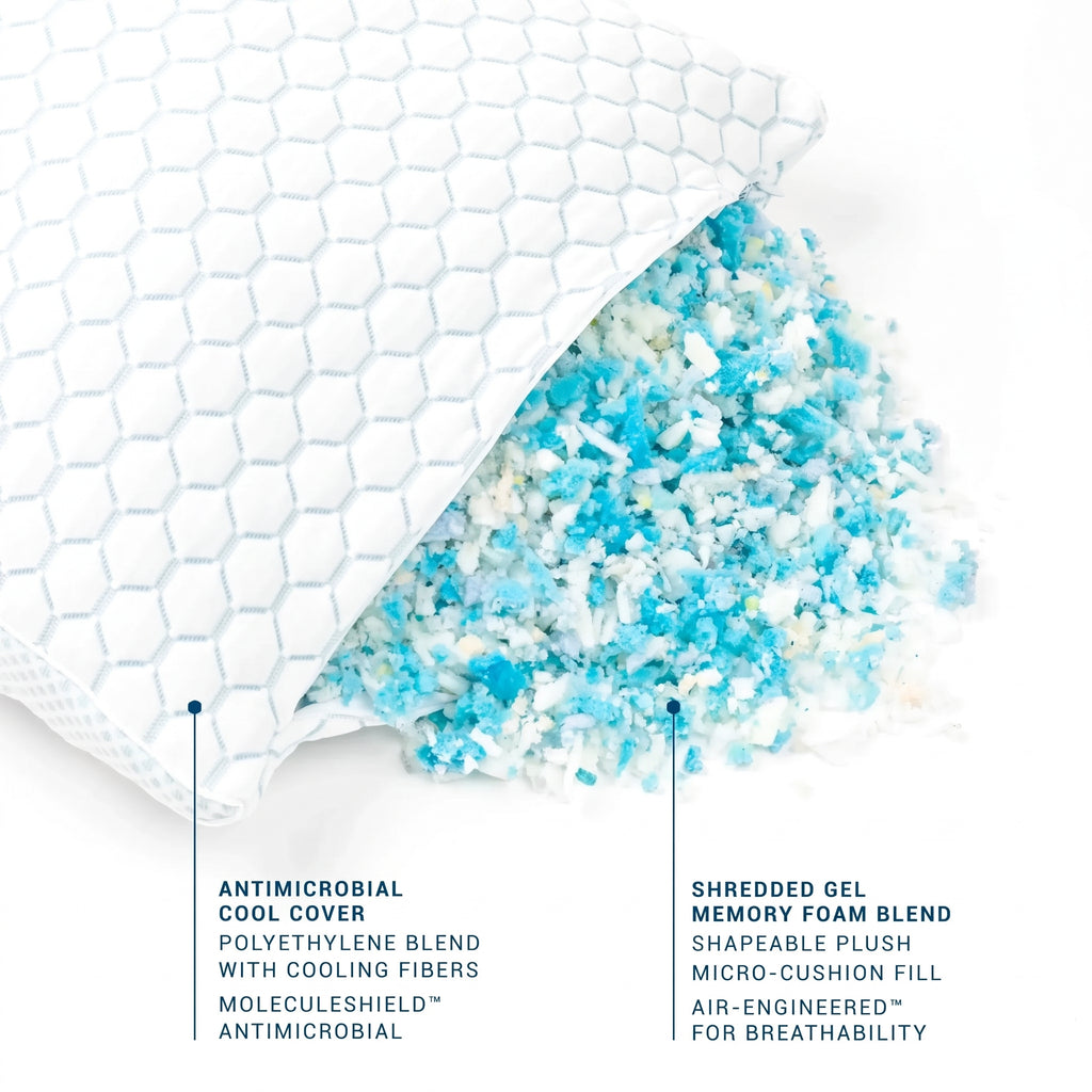 Cooling Shredded Memory Foam Pillow
