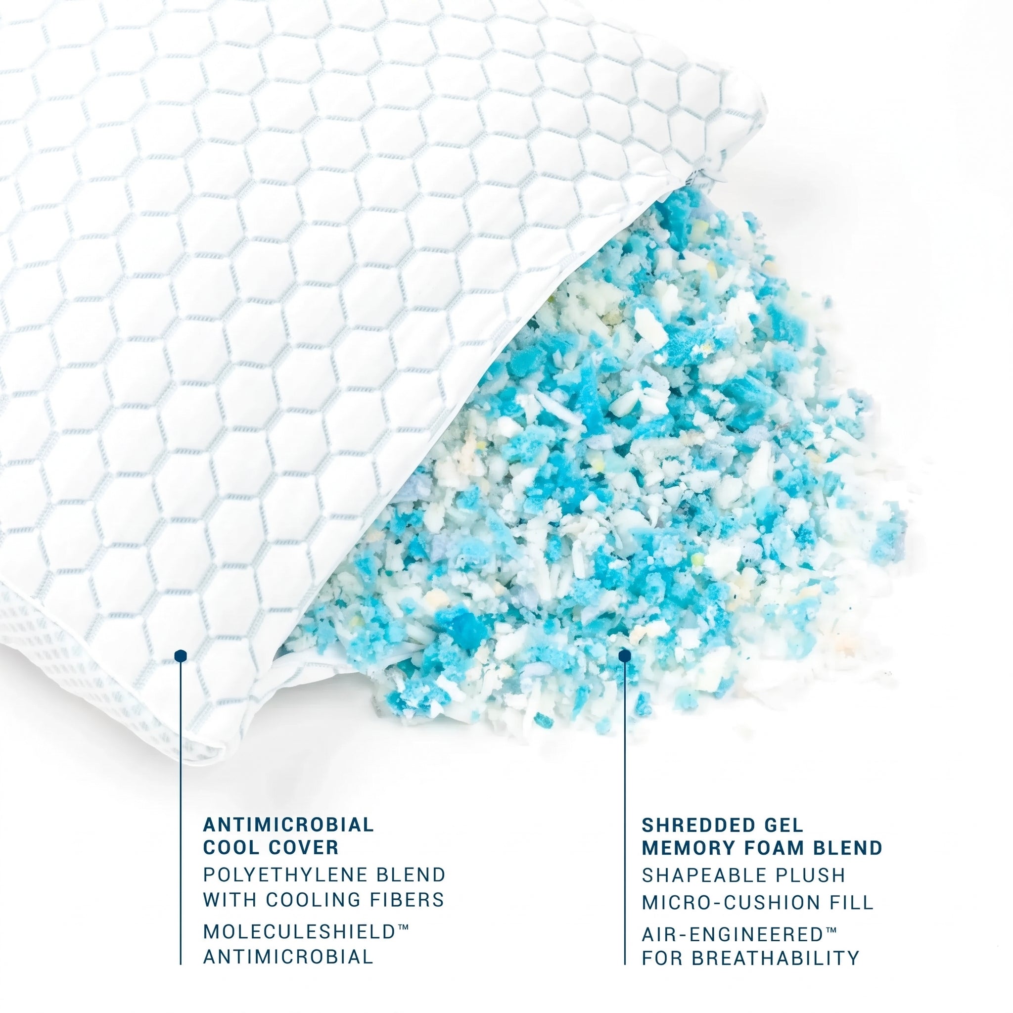 Cooling Shredded Memory Foam Pillow