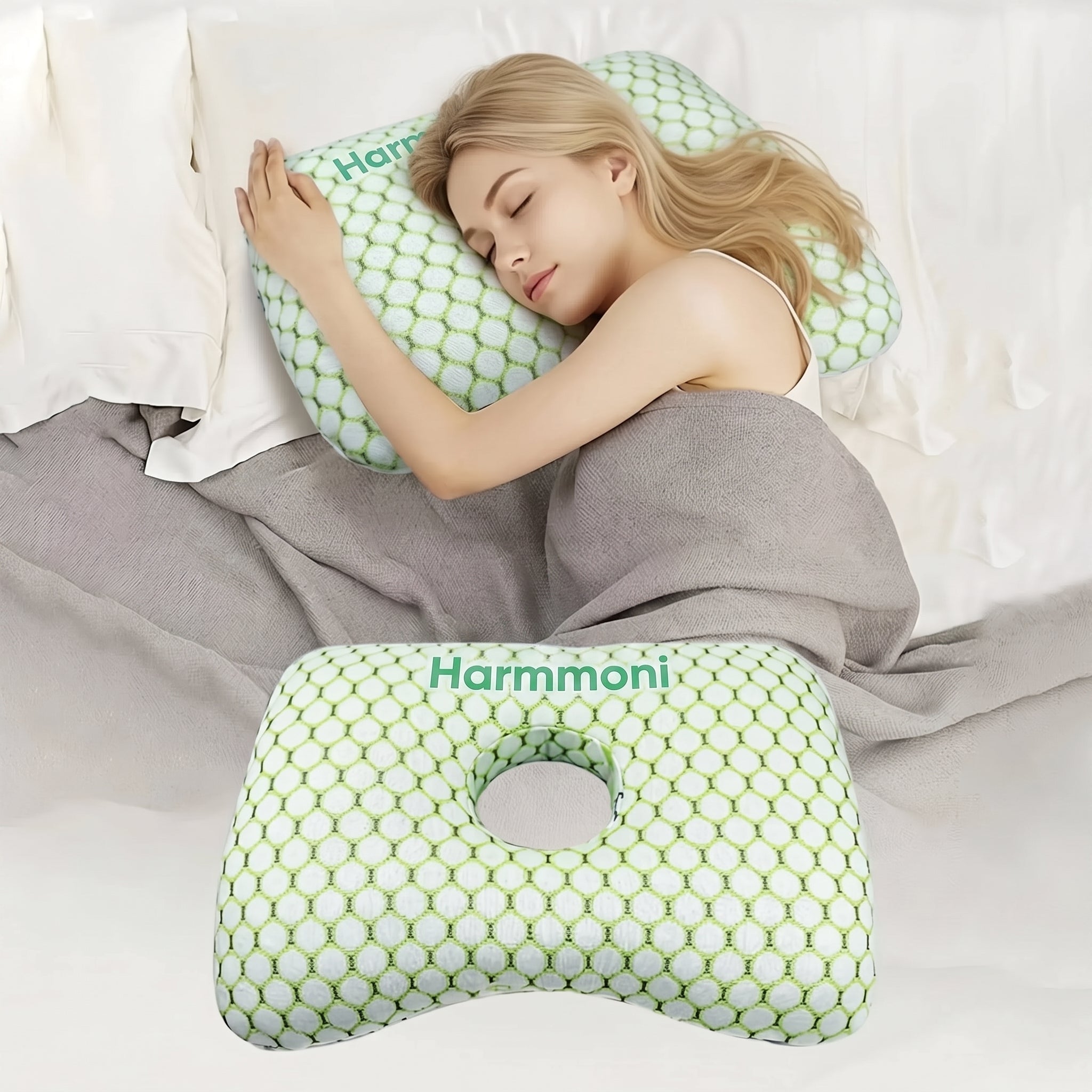 Cotton Ear Piercing Donut Pillow