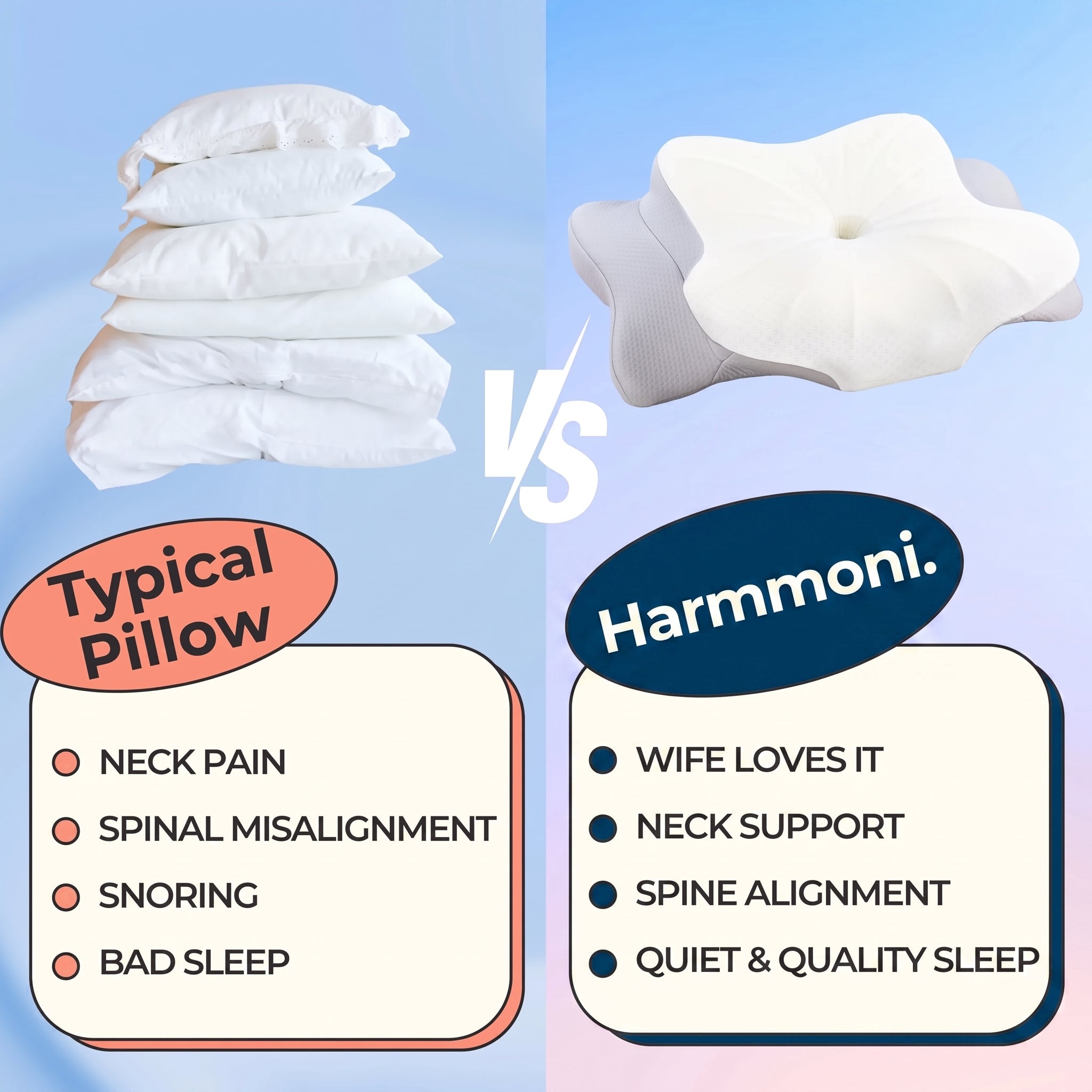 Cooling Memory Foam Contour Pillow