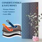 Insulated Magnetic Door Curtain