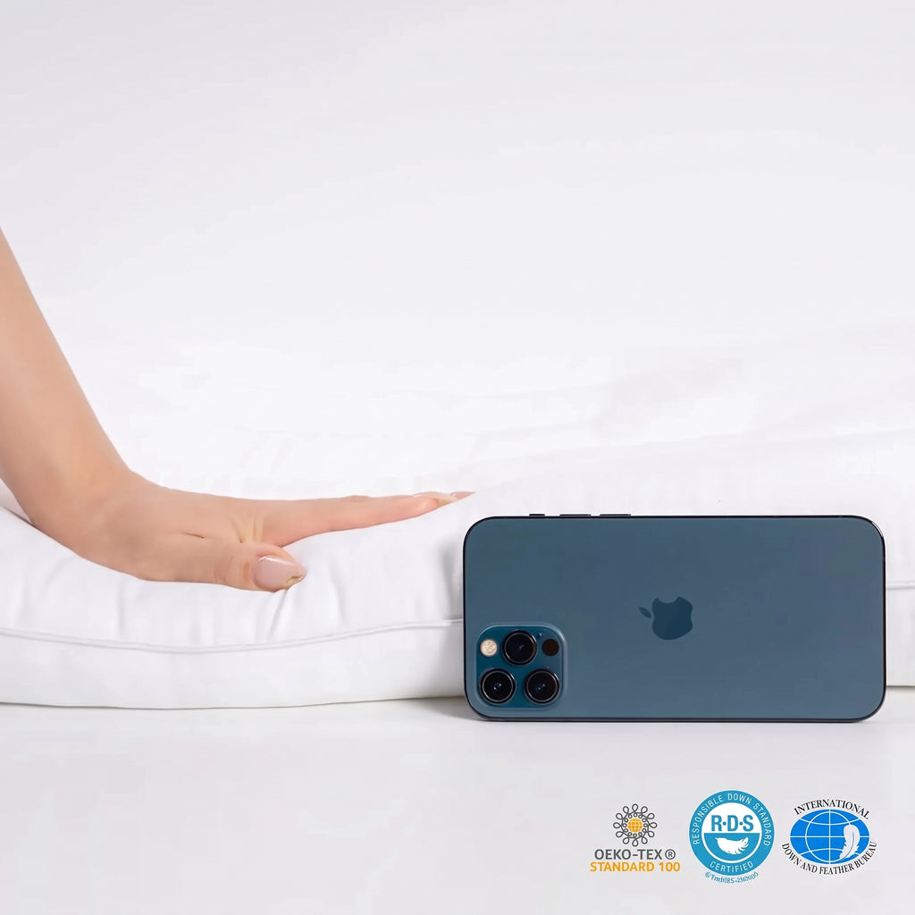 Low Loft Cotton Bed Pillow