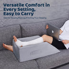 Velvet Leg Elevation Wedge Pillow