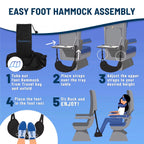 Airplane Foot Rest Hammock