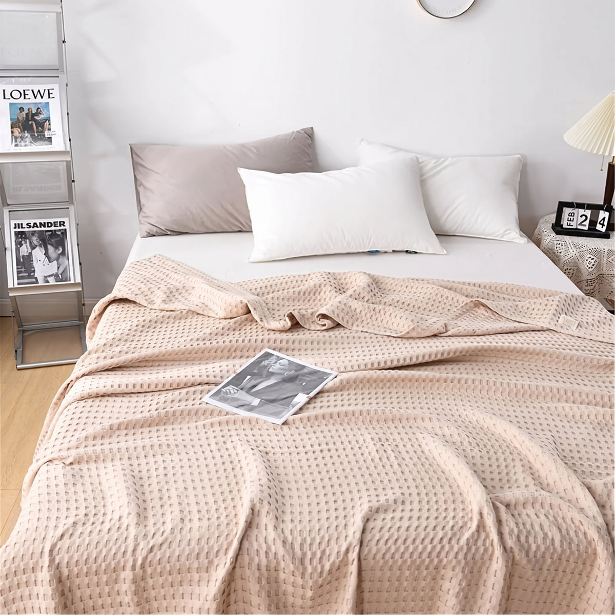 Lightweight Cotton Blanket for Summer