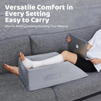 Velvet Leg Elevation Wedge Pillow