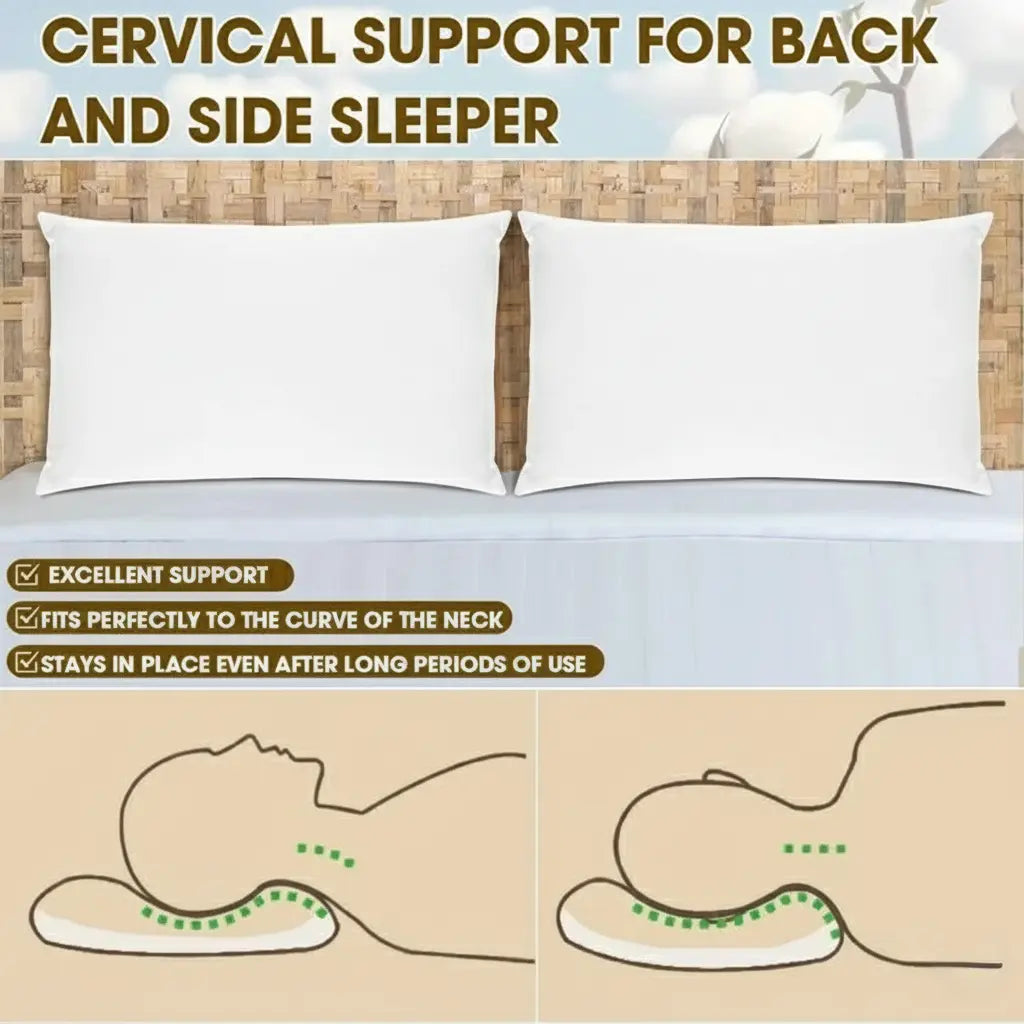 Adjustable Buckwheat Hull Bed Pillow