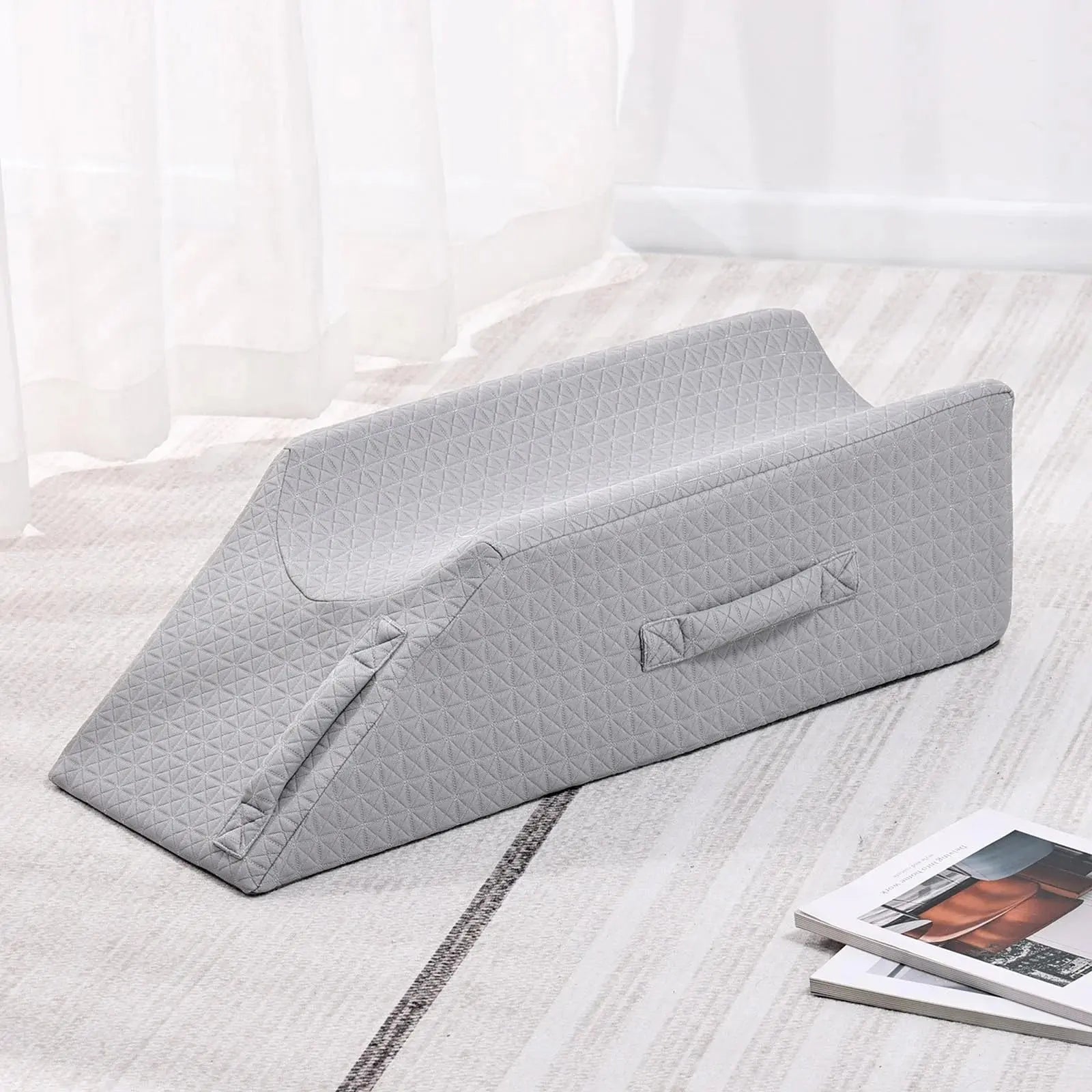 Velvet Leg Elevation Wedge Pillow
