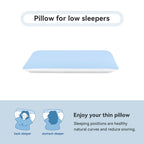 Slim Bamboo Memory Foam Pillow