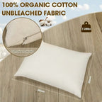 Adjustable Buckwheat Hull Bed Pillow