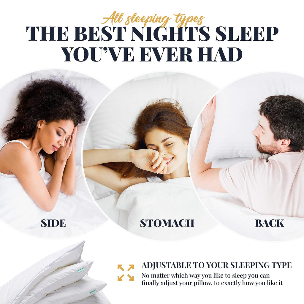 Queen Size Adjustable Cooling Pillow