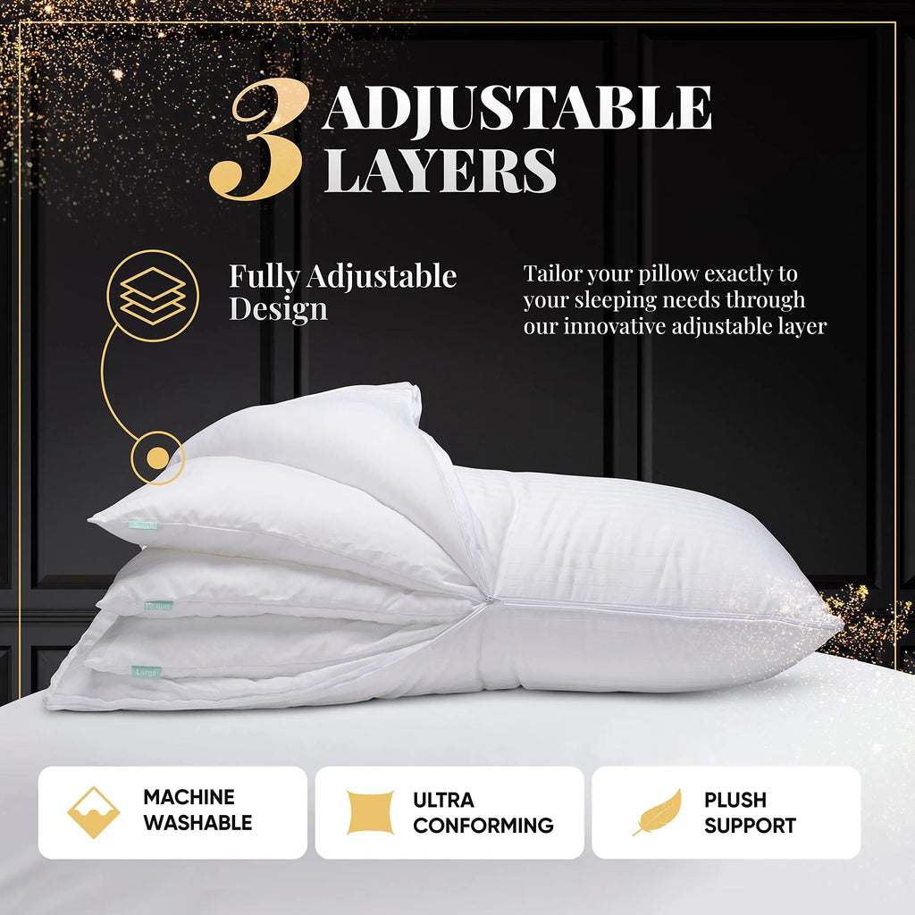 Queen Size Adjustable Cooling Pillow