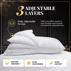 Queen Size Adjustable Cooling Pillow