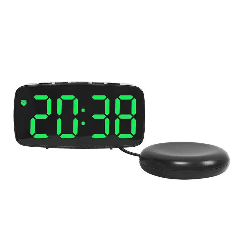 Vibrating Bedside Alarm Clock, vibrating alert as well as audible alarm